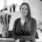 Bokbinderi -Brodera ryggar, Linda Allard Forsman, porträtt
